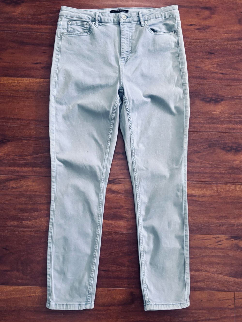 Calvin Klein High Rise Stretch Straight leg Jeans